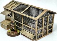 28mm / 1:56 Chicken Coop by iwouldlike2rage
