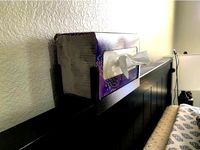 Tissue box holder - bed mounted by Strarrow