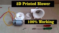 DIY 3D Printed Blower by X_P