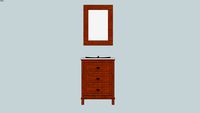 mueble baño rustico