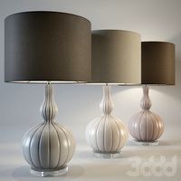 Celine Natural Table Lamp (Glacier, Creme, Parfait) - Heathfield & Co