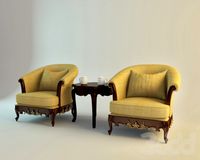 Кресла классические со столиком