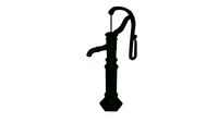 Victorian cast iron hand garden water pump