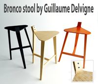 Bronco stool by Guillaume Delvigne