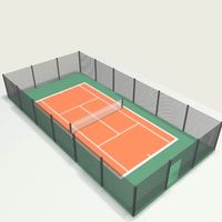 Outdoor Tennis Field3d model