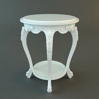 Antique End Table3d model