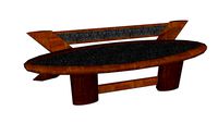 Panchina in Noce (Walnut Bench) 'PROGETTO DINO'