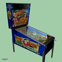 Gilligans Island Pinball Machine3d model