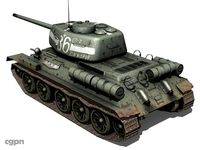 T-34 85 - Soviet medium tank3d model