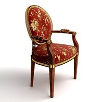 Brocade Armchair3d model