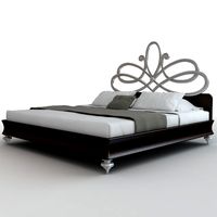 Double bed3d model