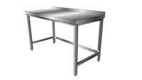 Arbeitstisch mit Verstrebung / ATV / Edelstahl