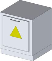 Sicherheitsunterschrank, FWF90, 371-072, 592x690x570mm, 1 Auszug