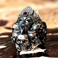 Guardia kali ring skull ring nature ring vintage | 3D