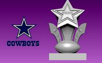Dallas Cowboys statue - NFL -  American football | 3D