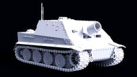 RW-61 Siege Kitty Mortar Tank | 3D