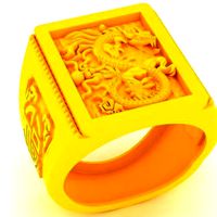 Vintage Dragon Claw Ring | 3D