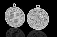 Pendant of Pentacle of Solomon Jupiter | 3D