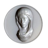 Maria Virgin Cameo Brooche | 3D