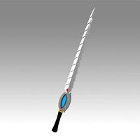 Chaika The Coffin Princess Hitsugi no Chaika Bohdan Sword | 3D