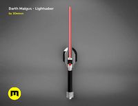 Darth Malgus lightsaber | 3D