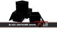 Star Wars black container crate 1-48 scale | 3D