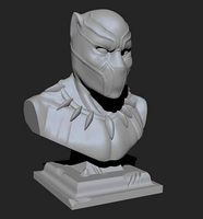 Black panther bust | 3D