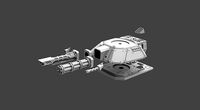 Armored Might MRHV - Revenant Turret and Weapons | 3D