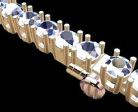 Diamond Tennis Bracelet 3MM Link | 3D