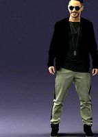 Cheerful man in glasses and jacket 0362 3D Print Ready | 3D