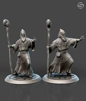 Wizard miniature 75mm scale | 3D