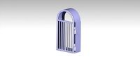 Open movable Gate | 3D