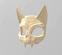 Bastet inspired Mask 3D print model | 3D