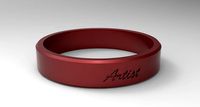 Artist Ring Rosewood | 3D
