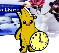 clock inspired Peely | 3D