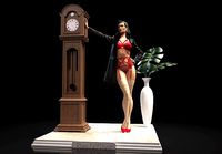 Homage to Dita Von Teese Lingerie statue | 3D