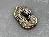 PENDANT LETTER C | 3D