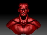 Hellboy Bust 3D print | 3D