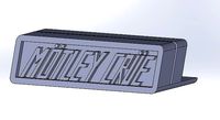 Vinyl record display Motley Crue | 3D
