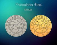 Philadelphia 76ers logo relief | 3D