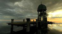 Arbor with pier
