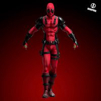 Fanart  Deadpool - Statue | 3D