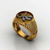 Mohammad Solitaire Gents Ring | 3D