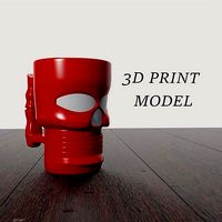 Skull Mug 3D print Model | 3D