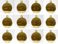 Horoscope Zodiac medallion | 3D