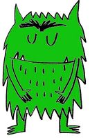 Emotions Monsters Calm Cookie-Fondant Cutter with Marker | 3D