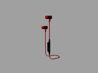 Wireless Sport red Bluetooth headset | 3D