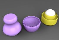 Bottle for sunscreen | 3D