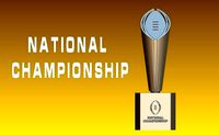 College Football Playoff National Championship Cup | 3D