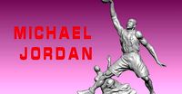 Michael Jordan - American  professional basketball player NBA | 3D